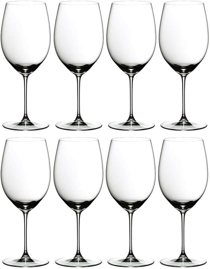 RIEDEL VERITAS 8PC CABERNET/MERLOT WINE GLASS SET