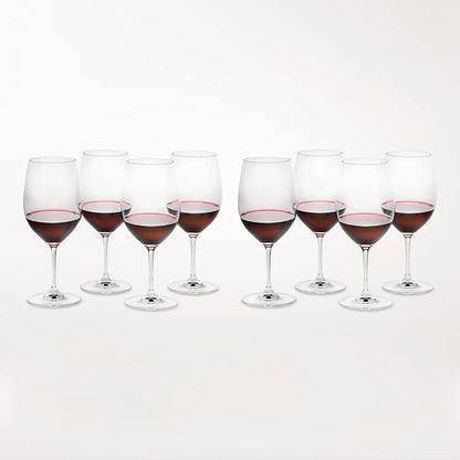 RIEDEL VERITAS 8PC CABERNET/MERLOT WINE GLASS SET